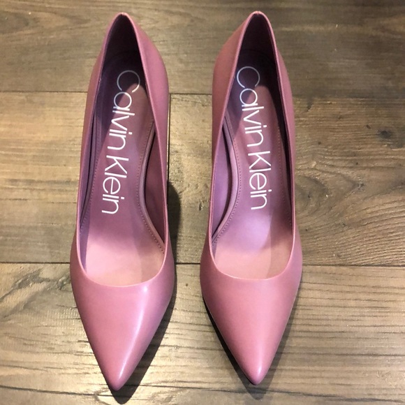 Calvin Klein | Shoes | Calvin Klein Gayle Heels Pale Lavender Size